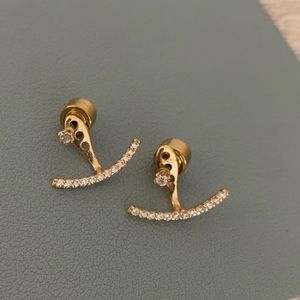 Michael Kors Diamond Stud and Ear Jacket Earrings